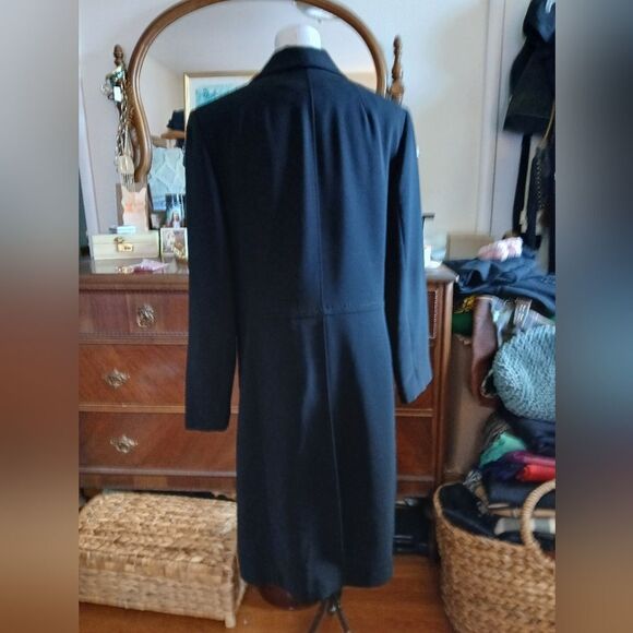 Gallery Macys Black Coat Machine Washable Coat SIZE S - Picture 2 of 15